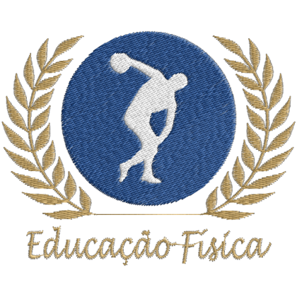 Matriz de Bordado Simbolo de Educação Física 